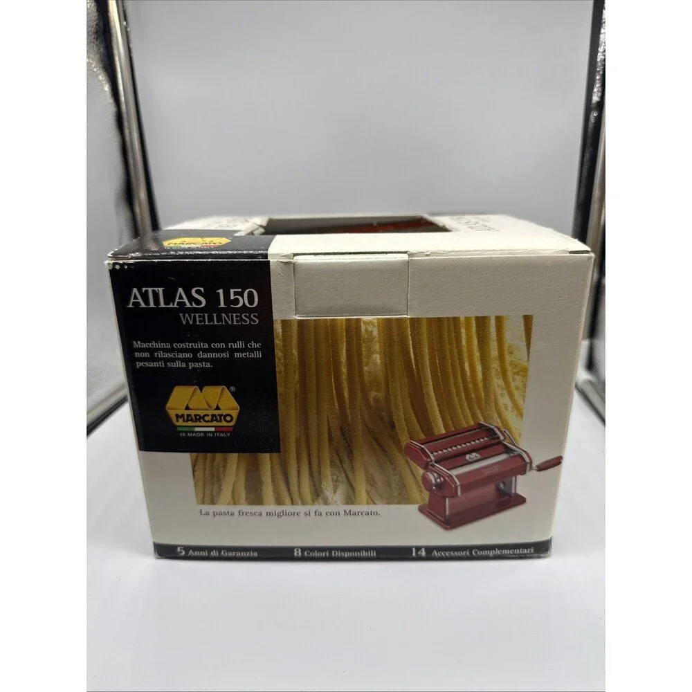 Atlas Marcato Multi Pasta Machine Maker Set Model # 150mm Deluxe Made In Italy